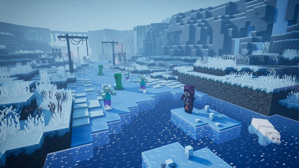Minecraft Dungeons secondo DLC Creeping Winter