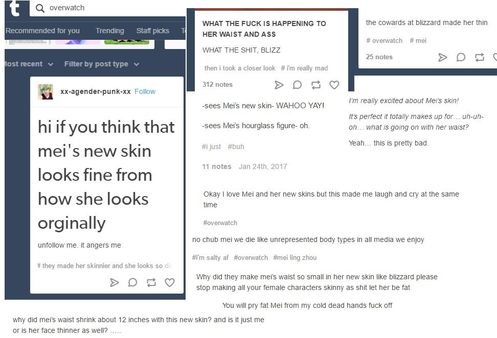 tumblr shitstorm mei bug overwatch