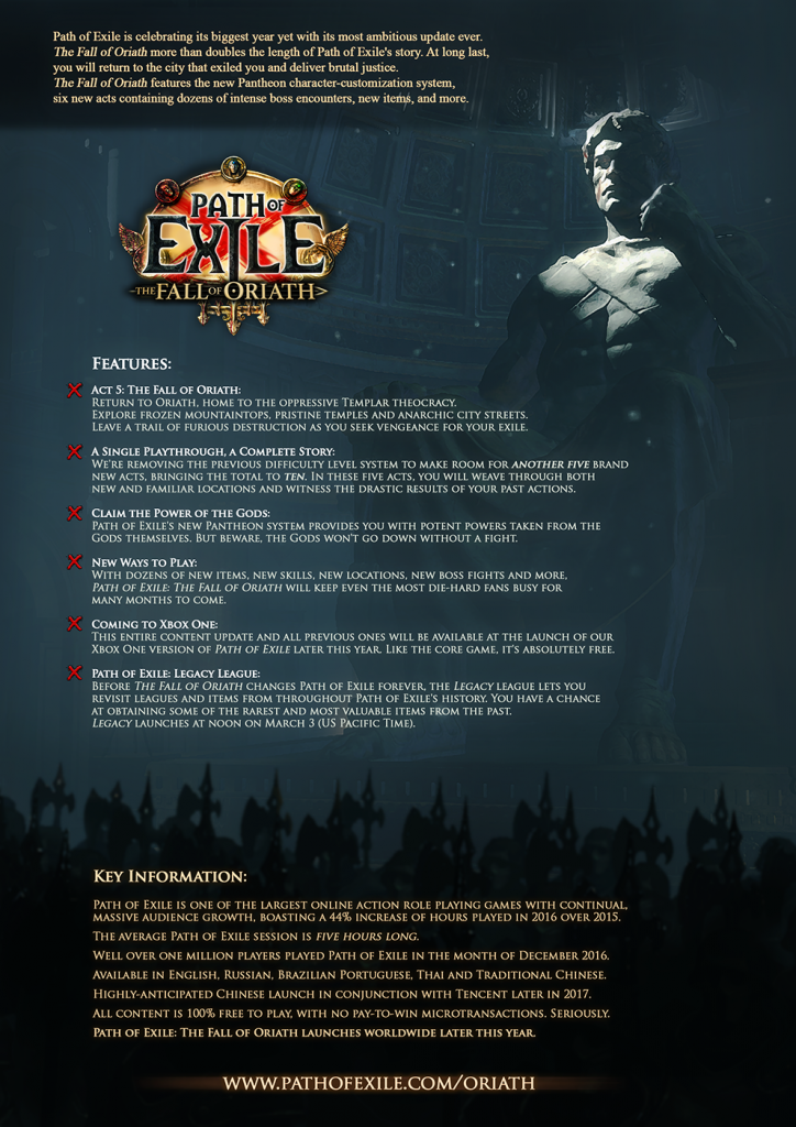 mmorpg path of exile poe espansione expansion list features italia ita