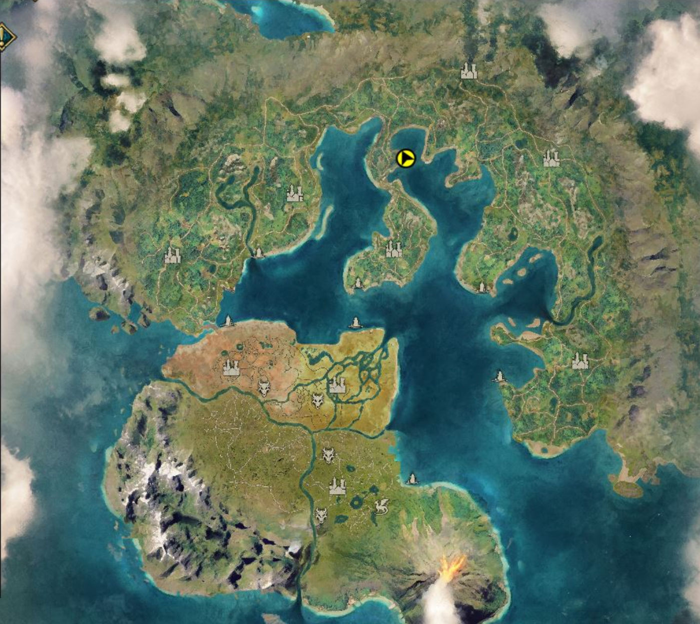 Ashes of Creation Mappa pre test Alpha one Isola