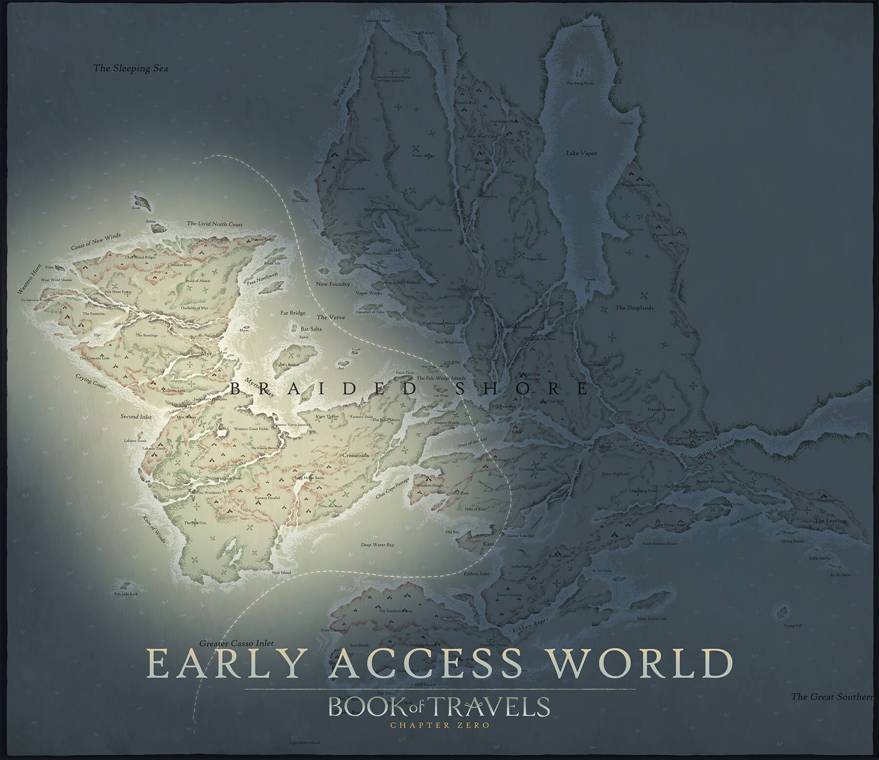 Book of Travels mappa Early Access Book of Travels Early Access