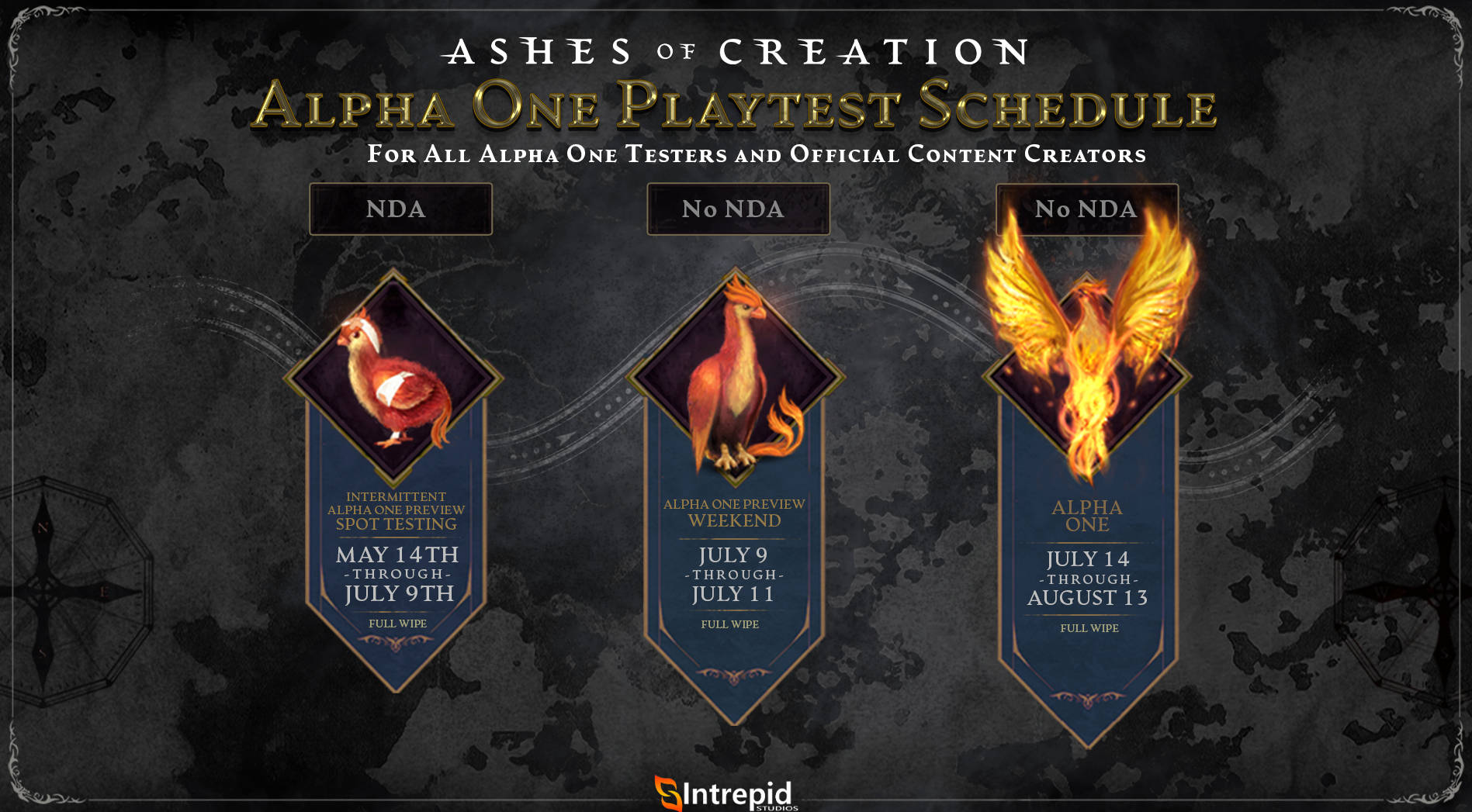Ashes of Creation alpha one Ashes of Creation Modifiche al programma dell'Alpha One, novità sul combat system e sui contenuti post lancio