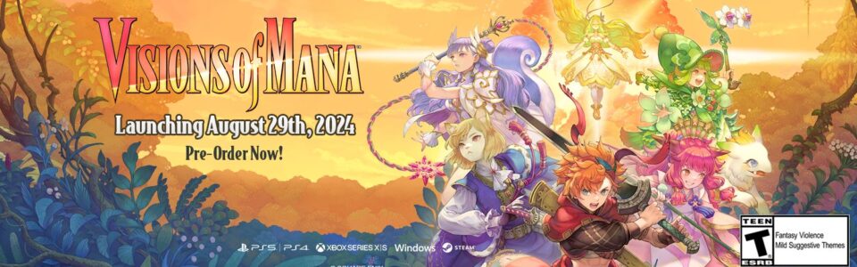 Visions of Mana: il nuovo JRPG di Square Enix è disponibile su PC e console